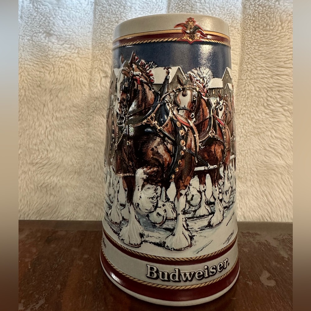 1989 Budweiser stein mug